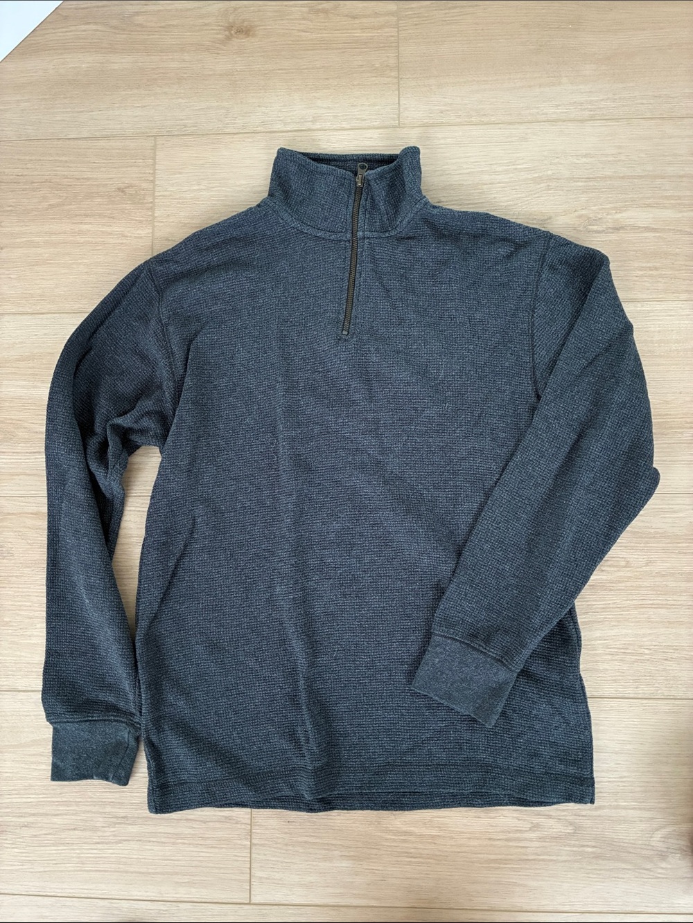 RedHead Men's Dark Charcoal Half-Zip Pullover Sweater